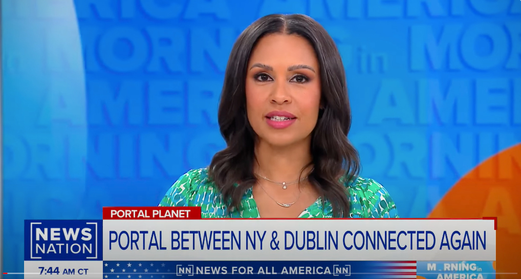 New York-Dublin portal connected once again | Morning in America - News Nation